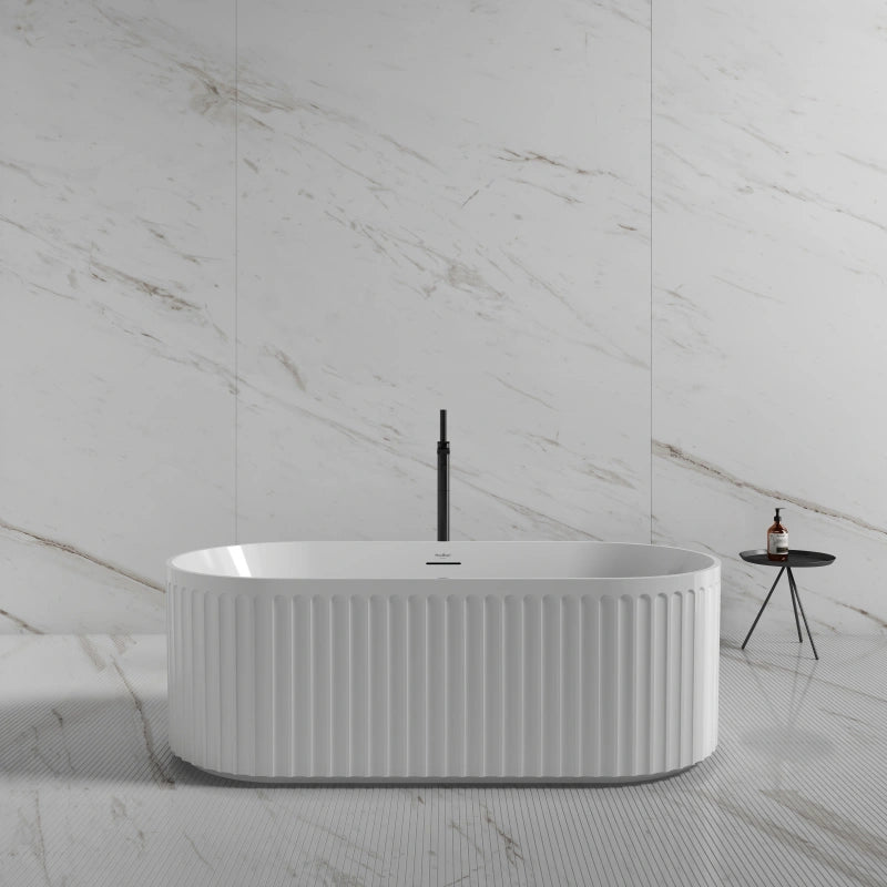 59-67 Inch MonBlari Acrylic Freestanding Bathtub