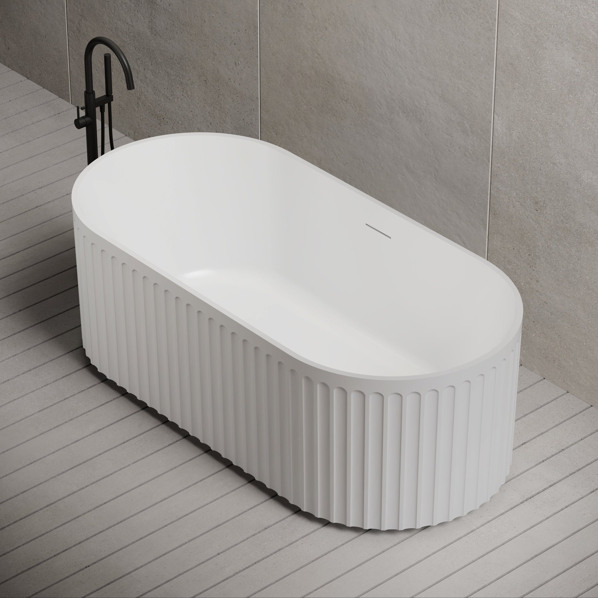 MonBlari Acrylic Freestanding Bathtub TW-7111-GW-SideTop