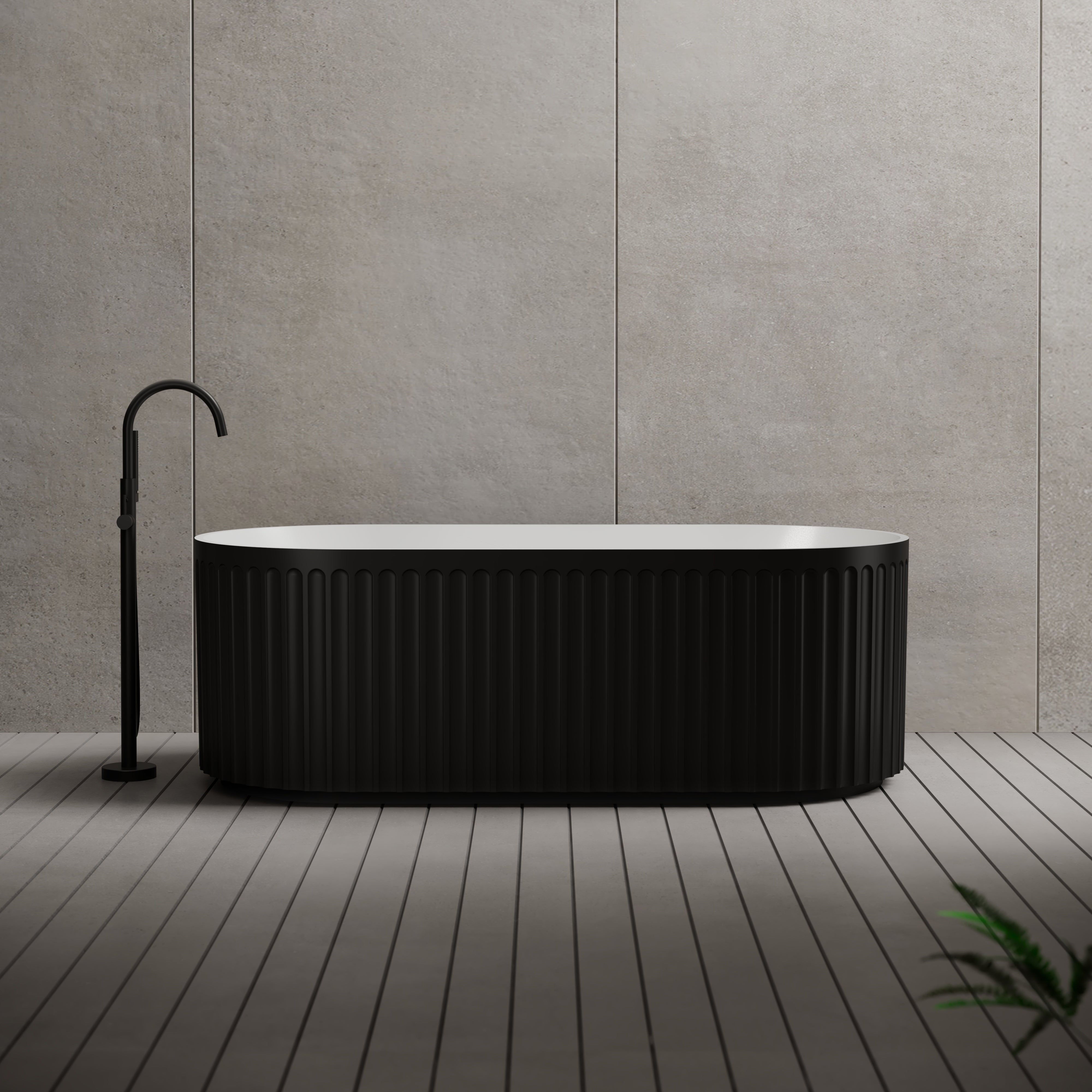 59 Inch MonBlari Acrylic Freestanding Bathtub TW-7111-FrontView