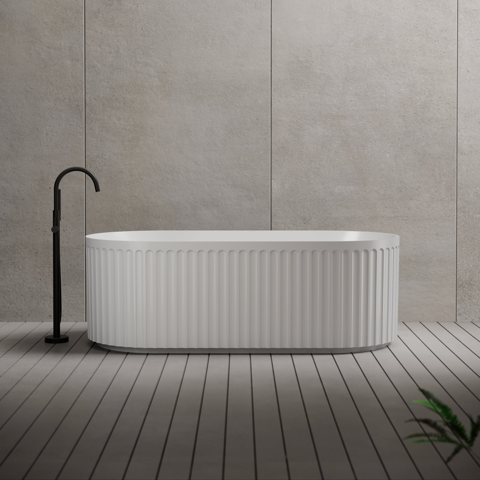 MonBlari Acrylic Freestanding Bathtub TW-7111-GW-FrontView