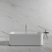 59-67 Inch MonBlari Acrylic Freestanding Bathtub