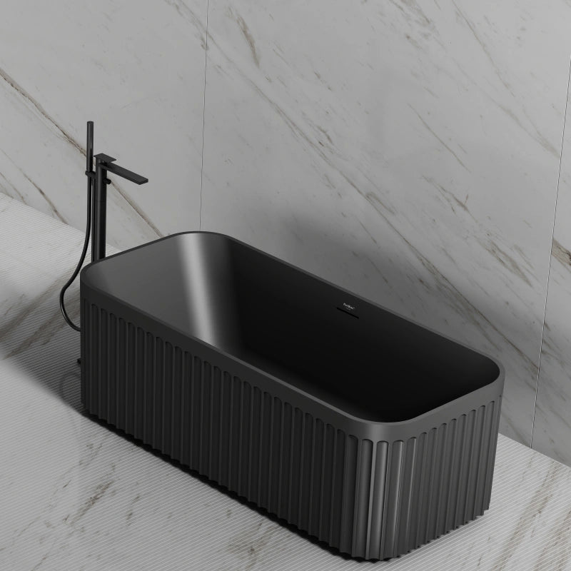 59-67 Inch MonBlari Acrylic Freestanding Bathtub