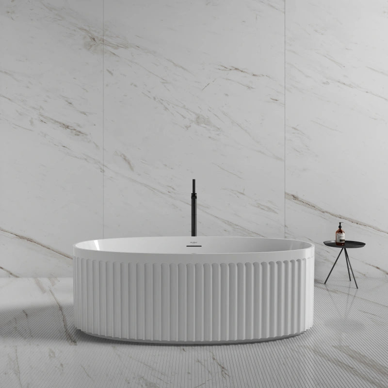 67 Inch MonBlari Acrylic Freestanding Bathtub