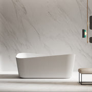 67 Inch MonBlari Acrylic Freestanding Bathtub-FrontView