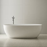 67 Inch MonBlari Acrylic Freestanding BathtubTW7507GW-Front View