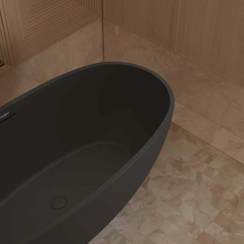 59-67 Inch MonBlari Acrylic Freestanding Bathtub