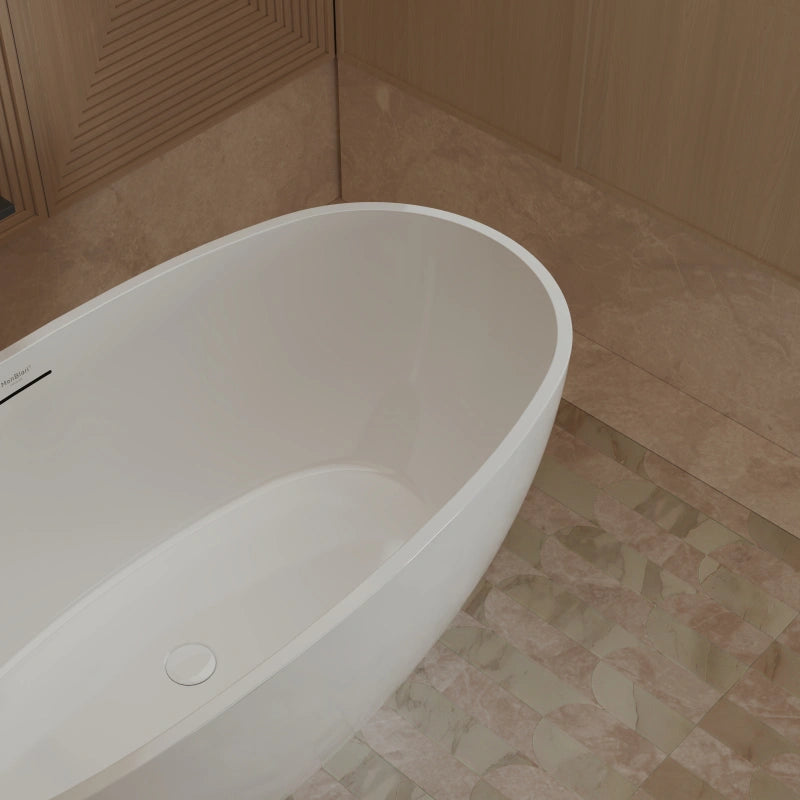 59-67 Inch MonBlari Acrylic Freestanding Bathtub
