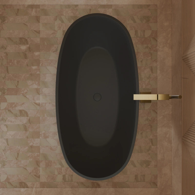 59-67 Inch MonBlari Acrylic Freestanding Bathtub