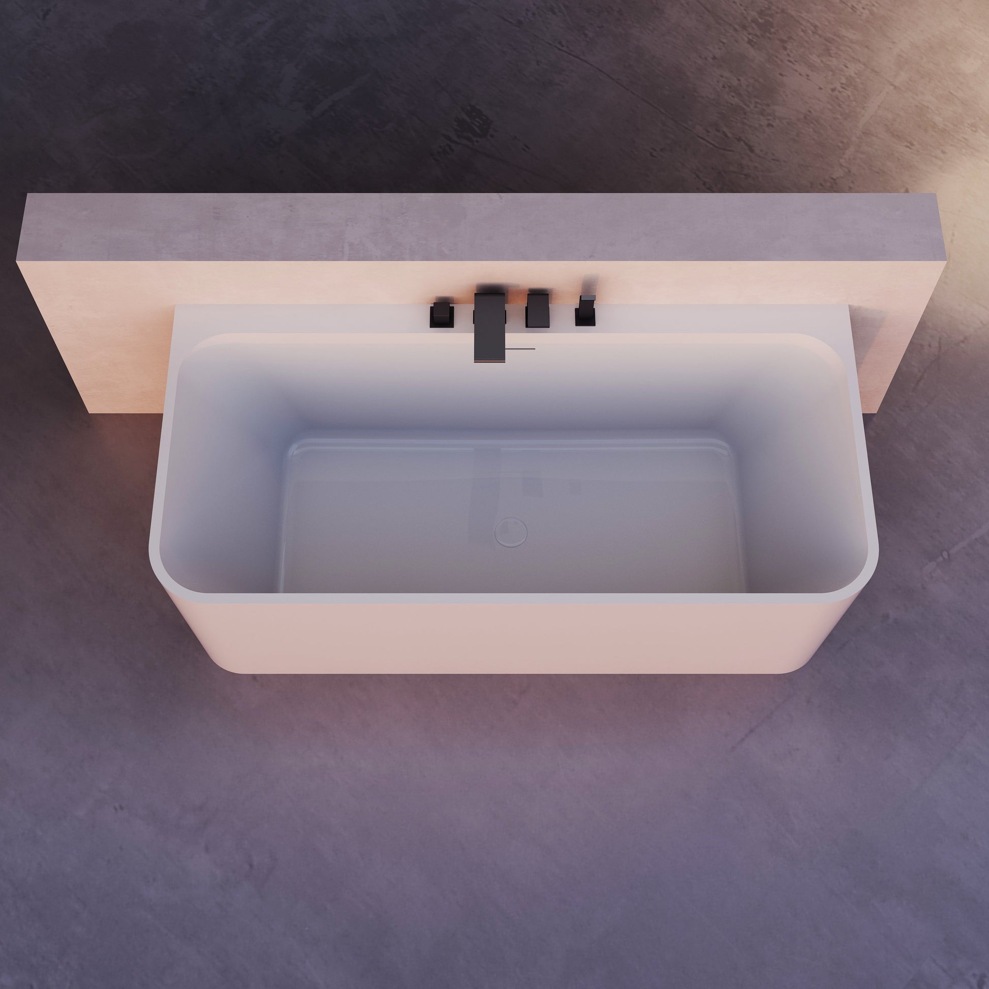 MonBlari Acrylic Freestanding Bathtub TW-7581-GW-FrontTop