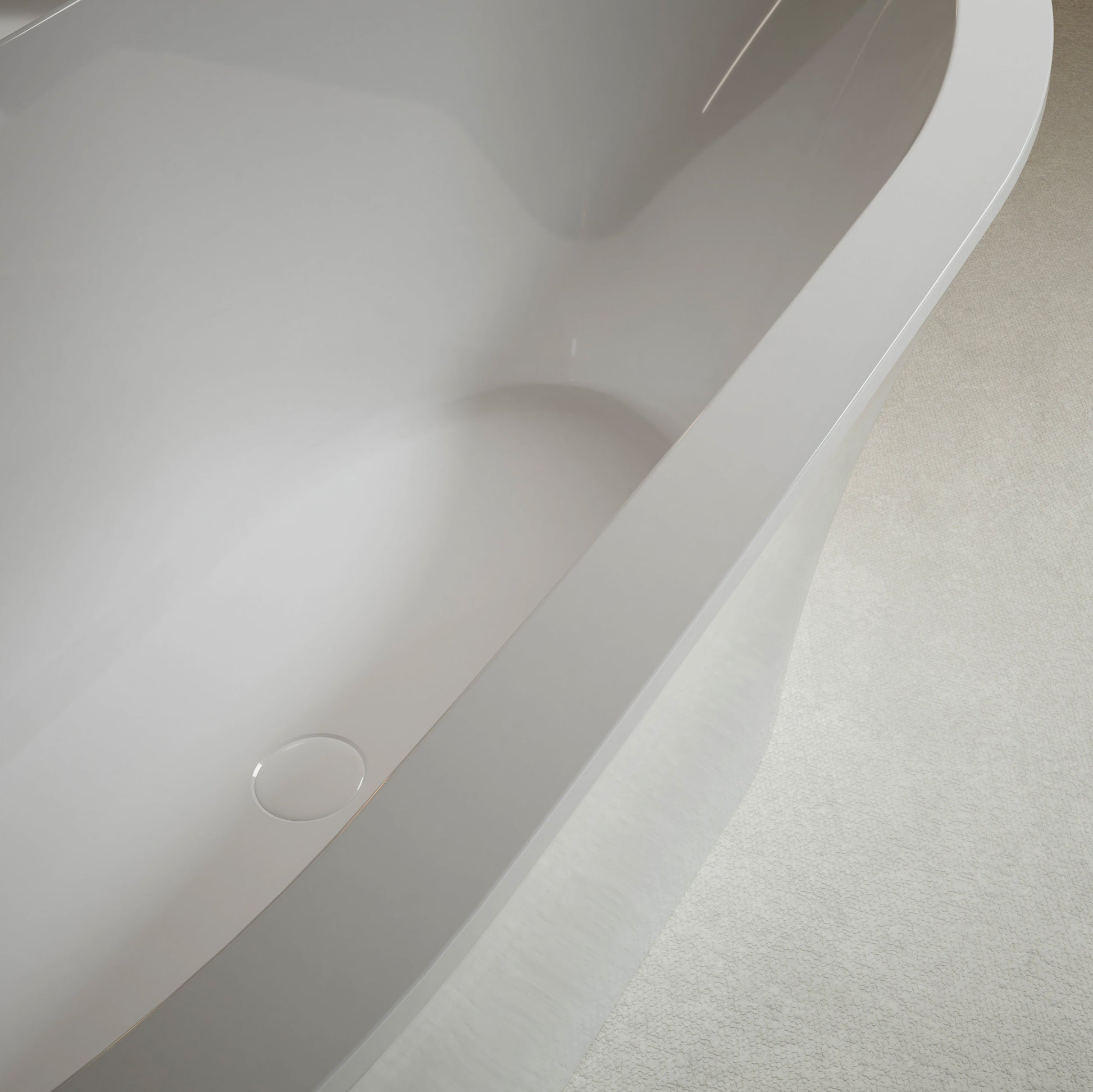 MonBlari Acrylic Freestanding Bathtub TW-7588-GW-TopCloseUp