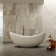 71 inch MonBlari Arcrylic Freestanding Bathtub TW7618MW-FrontView