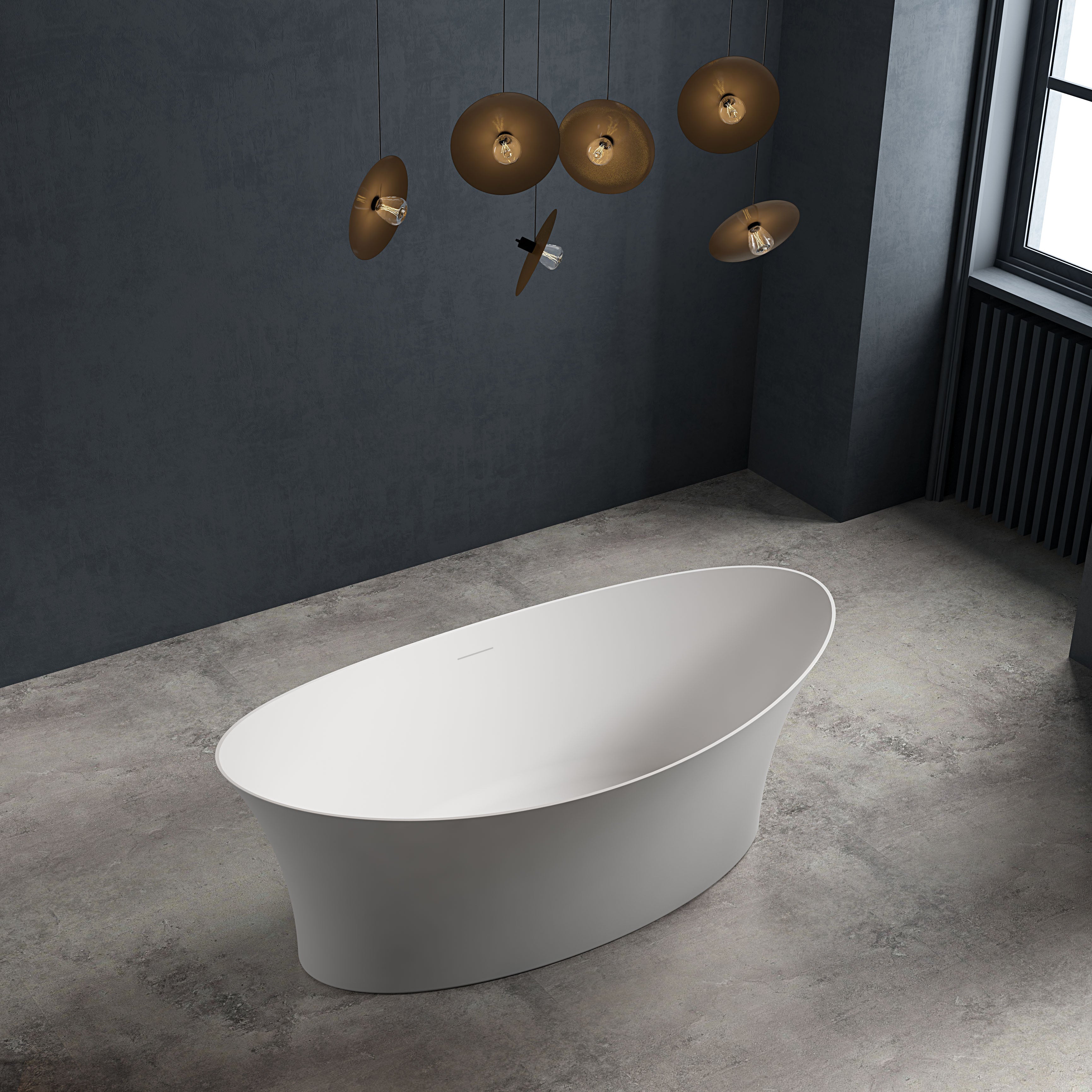 MonBlari Acrylic Freestanding Bathtub TW-7626-GW-SideTop