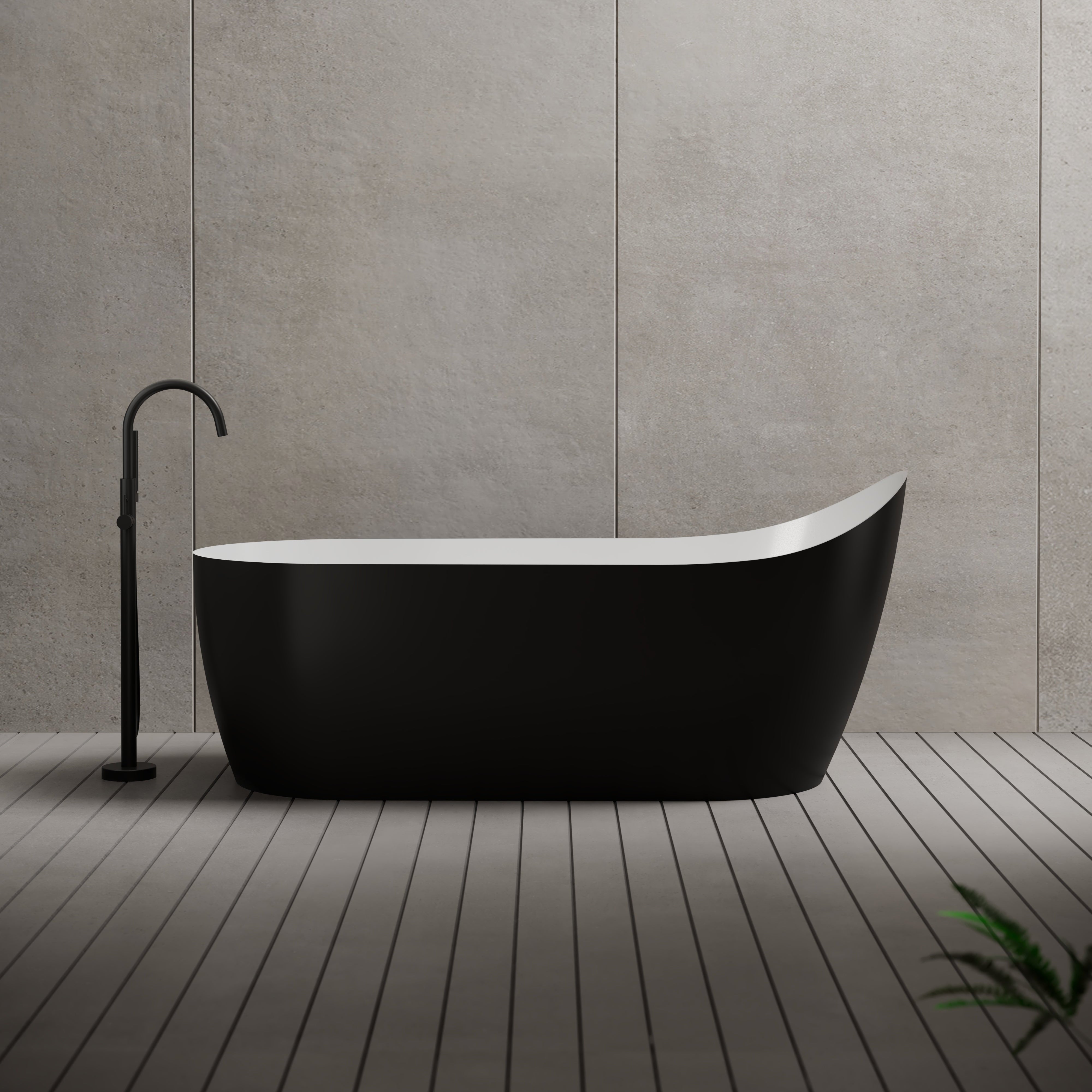 67 Inch MonBlari Acrylic Freestanding Bathtub TW-7629-FrontView