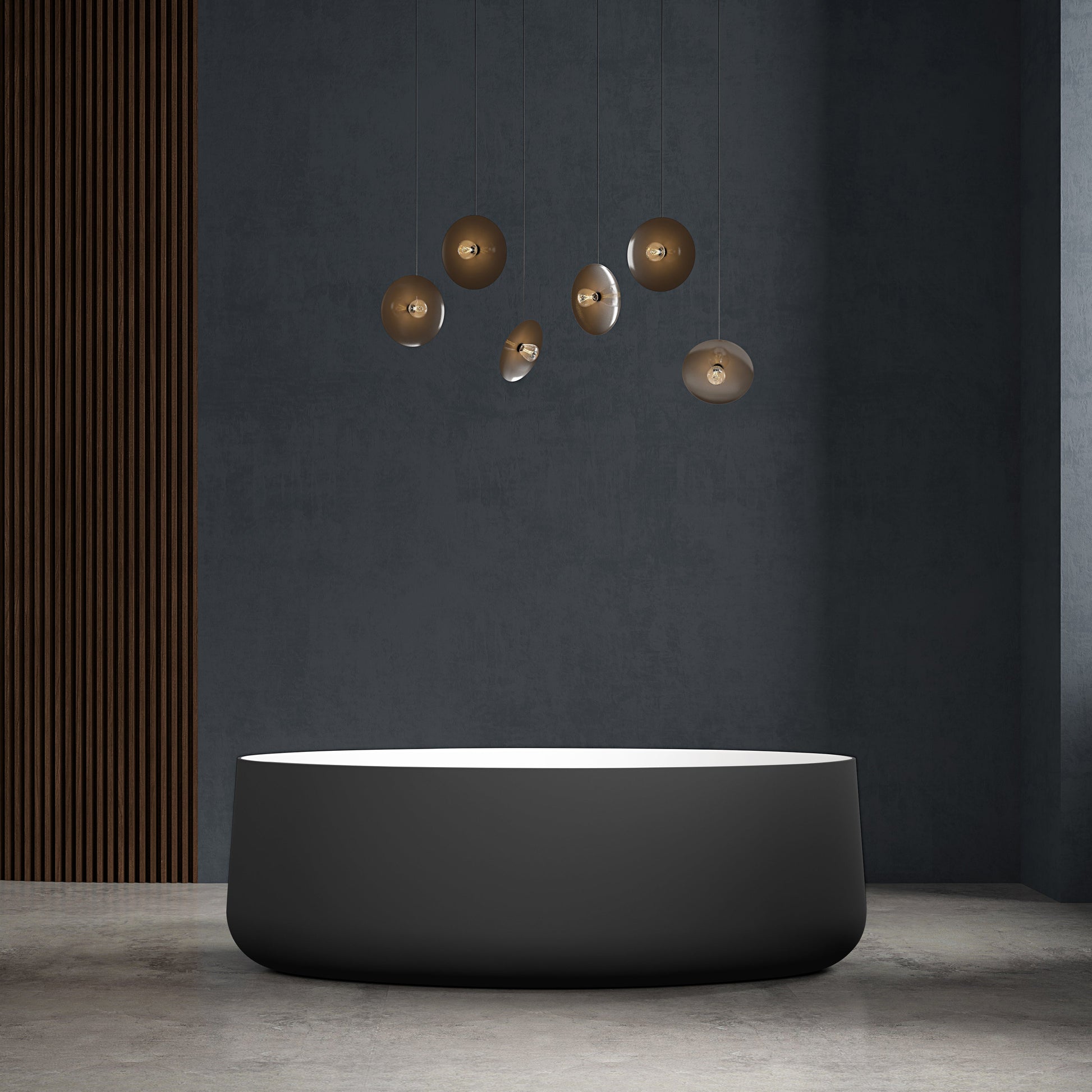 MonBlari Acrylic Freestanding Bathtub TW-7693-GW-FrontView