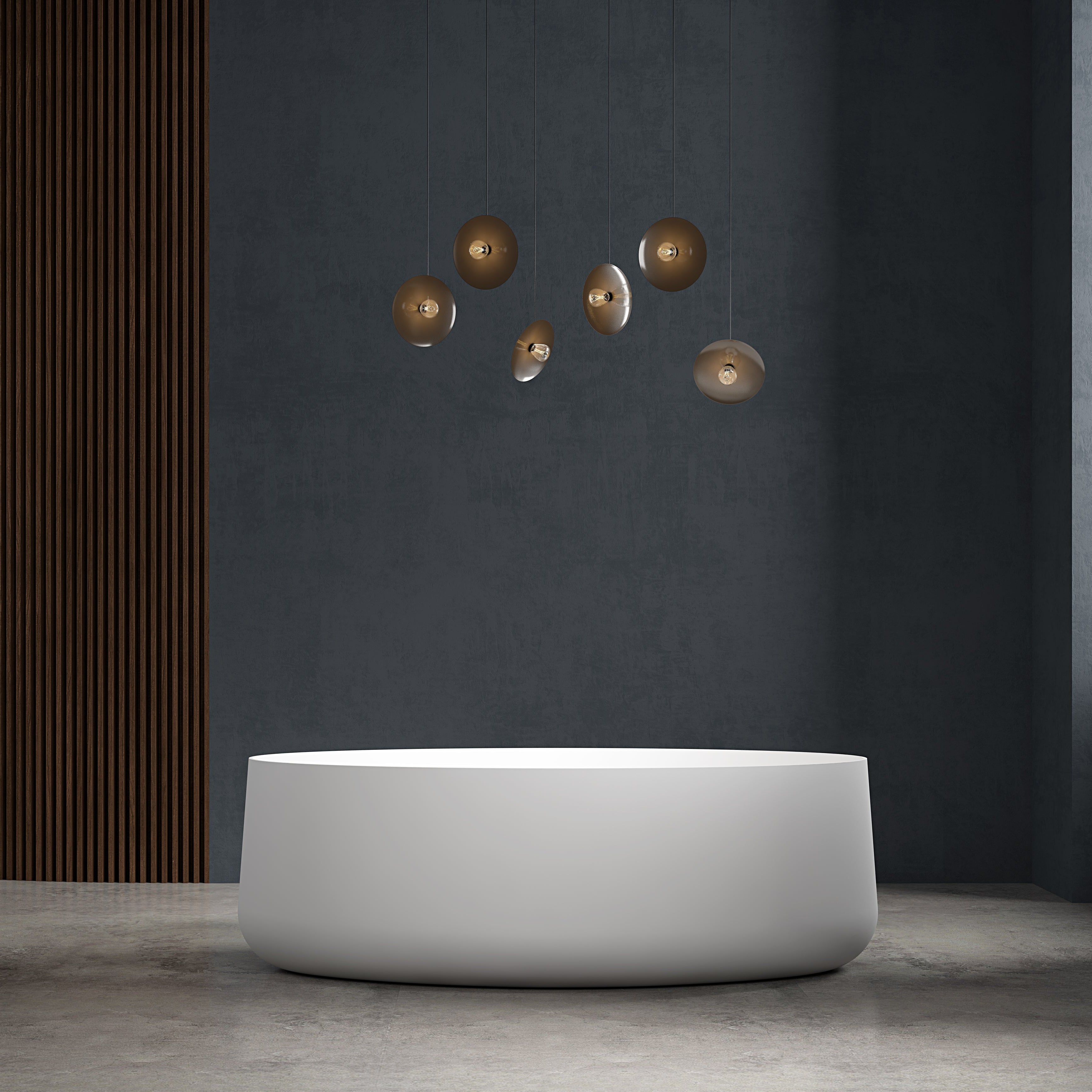 MonBlari Acrylic Freestanding Bathtub TW-7693-GW-FrontView