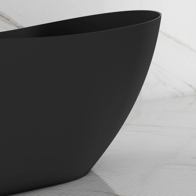 59-67 Inch MonBlari Acrylic Single Slipper Soaking Bath