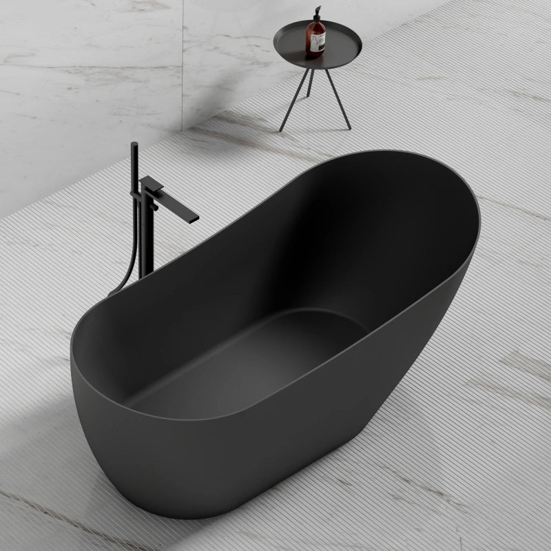 59-67 Inch MonBlari Acrylic Single Slipper Soaking Bath
