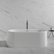 Monblari Summary Acrylic Bathtub White Bathtub
