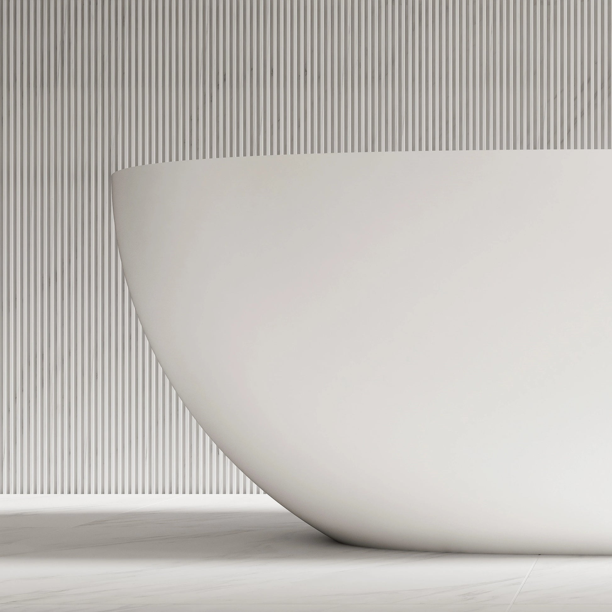 71 Inch MonBlari Solid Surface Freestanding Bathtub TW-8507-MW TW8507MW-CloseUp