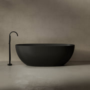 59.1 Inch MonBlari Solid Surface Freestanding Bathtub TW-8507-MW TW8507MW-FrontView
