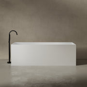 59.1 Inch MonBlari Solid Surface Freestanding Bathtub TW-8572-FrontView