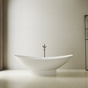 71 Inch MonBlari Solid Surface Freestanding Bathtub TW-8991-MW TW8991MW-FrontView