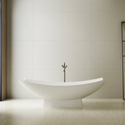 71 Inch MonBlari Solid Surface Freestanding Bathtub TW-8992-MW TW8992MW-FrontView