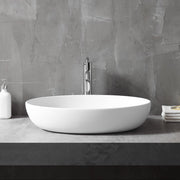 24 Inch MonBlari Solid Surface Vessel Bowl Sink Bathroom Sink-TW-A101-MW