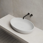 24 Inch MonBlari Solid Surface Vessel Bowl Sink Bathroom Sink