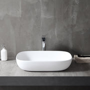 24 Inch MonBlari Solid Surface Vessel Bowl Sink Bathroom Sink-TW-A102-MW