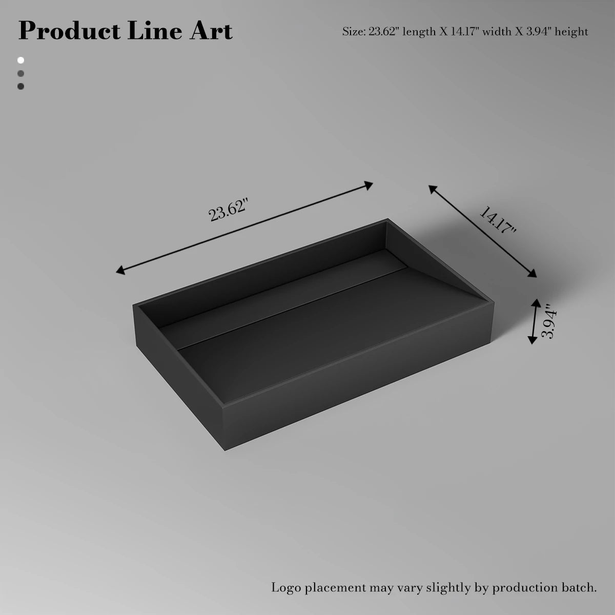24 Inch MonBlari Contemporary Oval Solid Surface Wash Basin