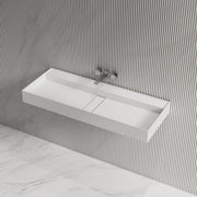 31.5-47.2 Inch MonBlari Solid Surface Wall Mount Bathroom Sink