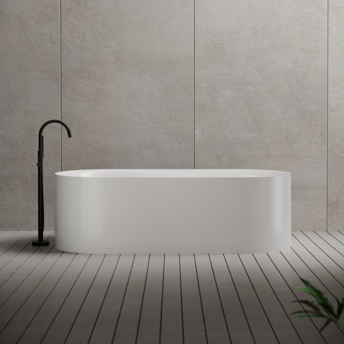 63 Inch MonBlari Arcrylic Freestanding Bathtub XA-060MW-FrontView