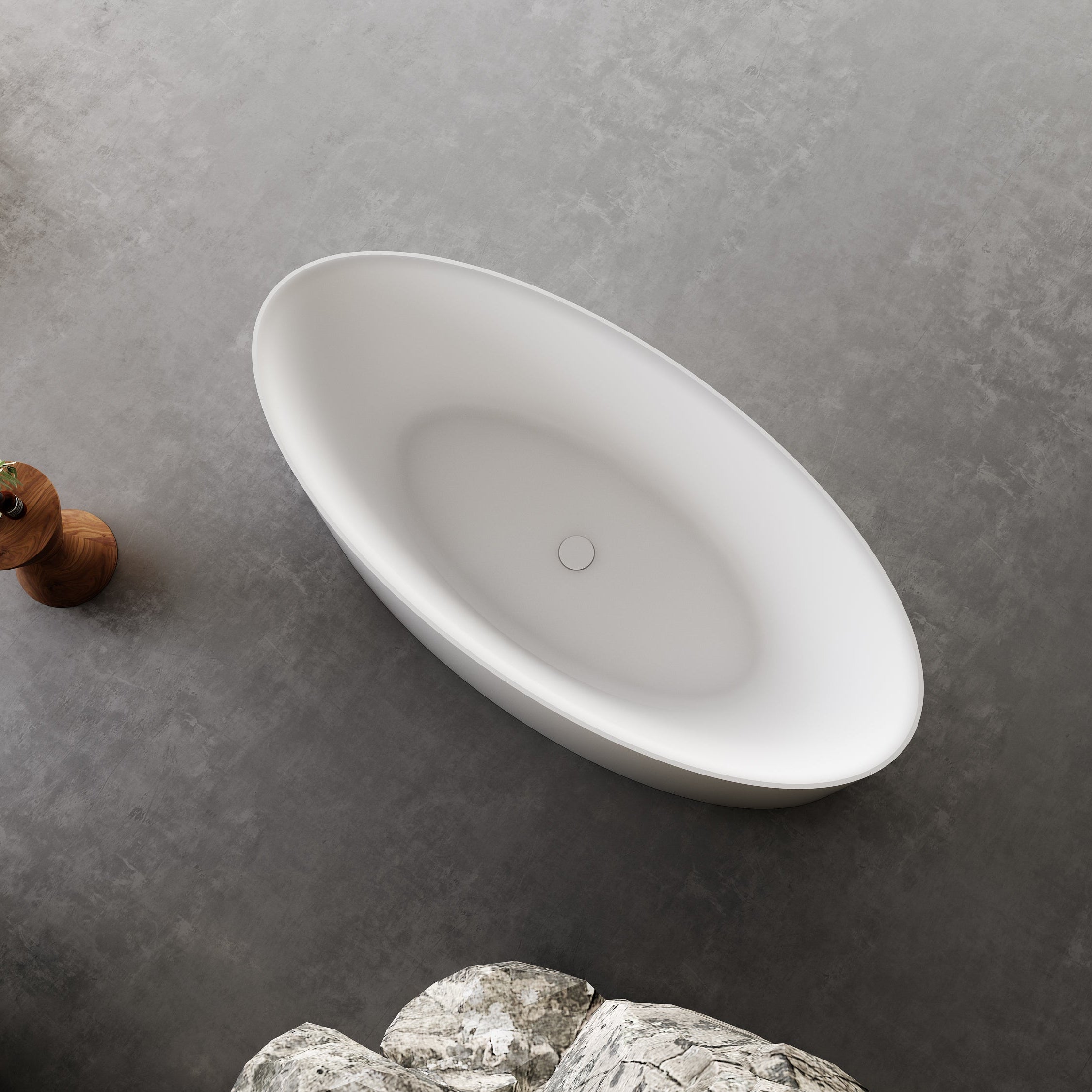 67 Inch MonBlari Acrylic Freestanding Bathtub-DirectTop