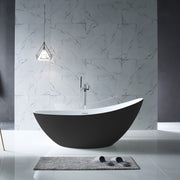 63 Inch MonBlari Acrylic Freestanding Bathtub XA-118-GW-FrontViewB