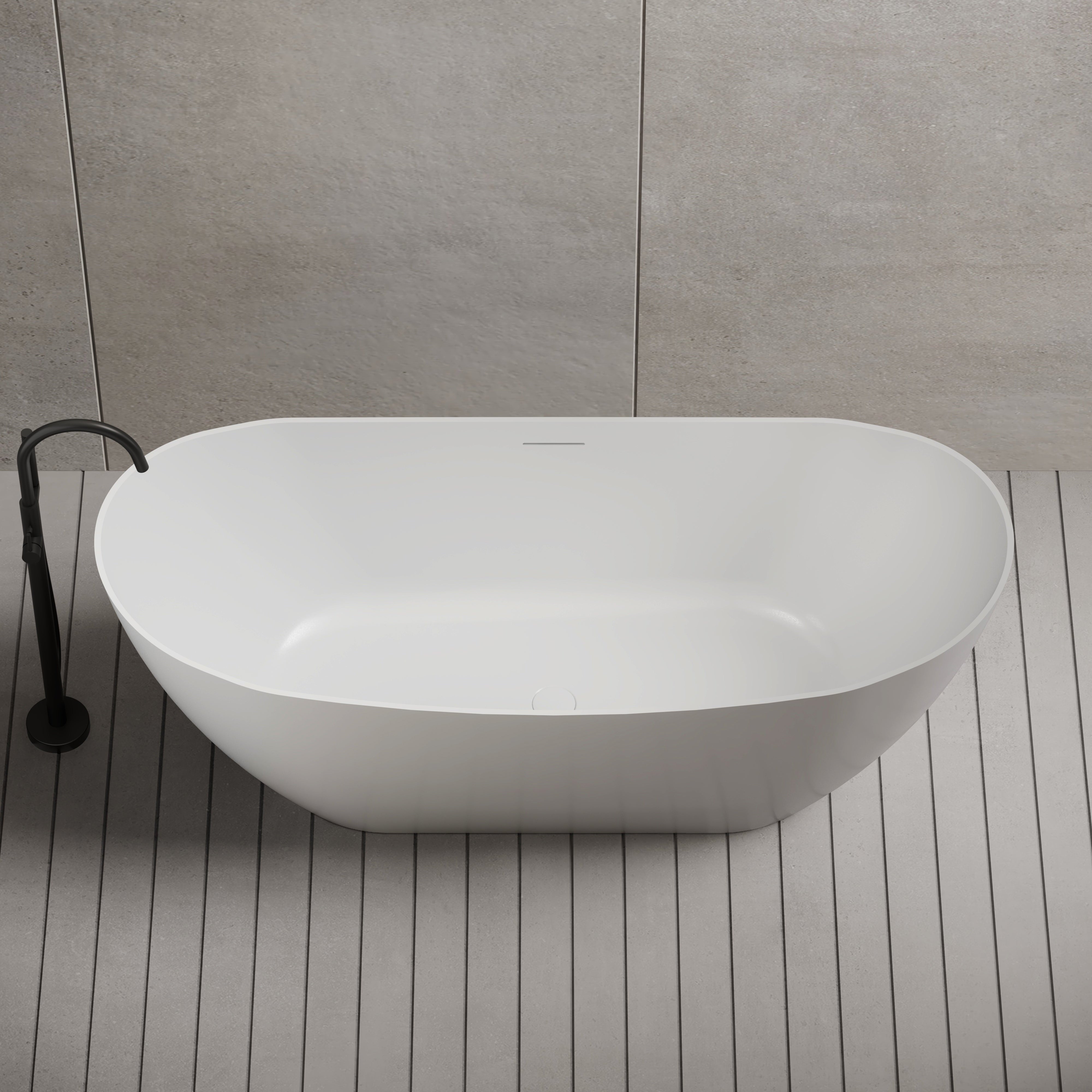 67 Inch MonBlari Acrylic Freestanding Bathtub XA-216-FrontTop