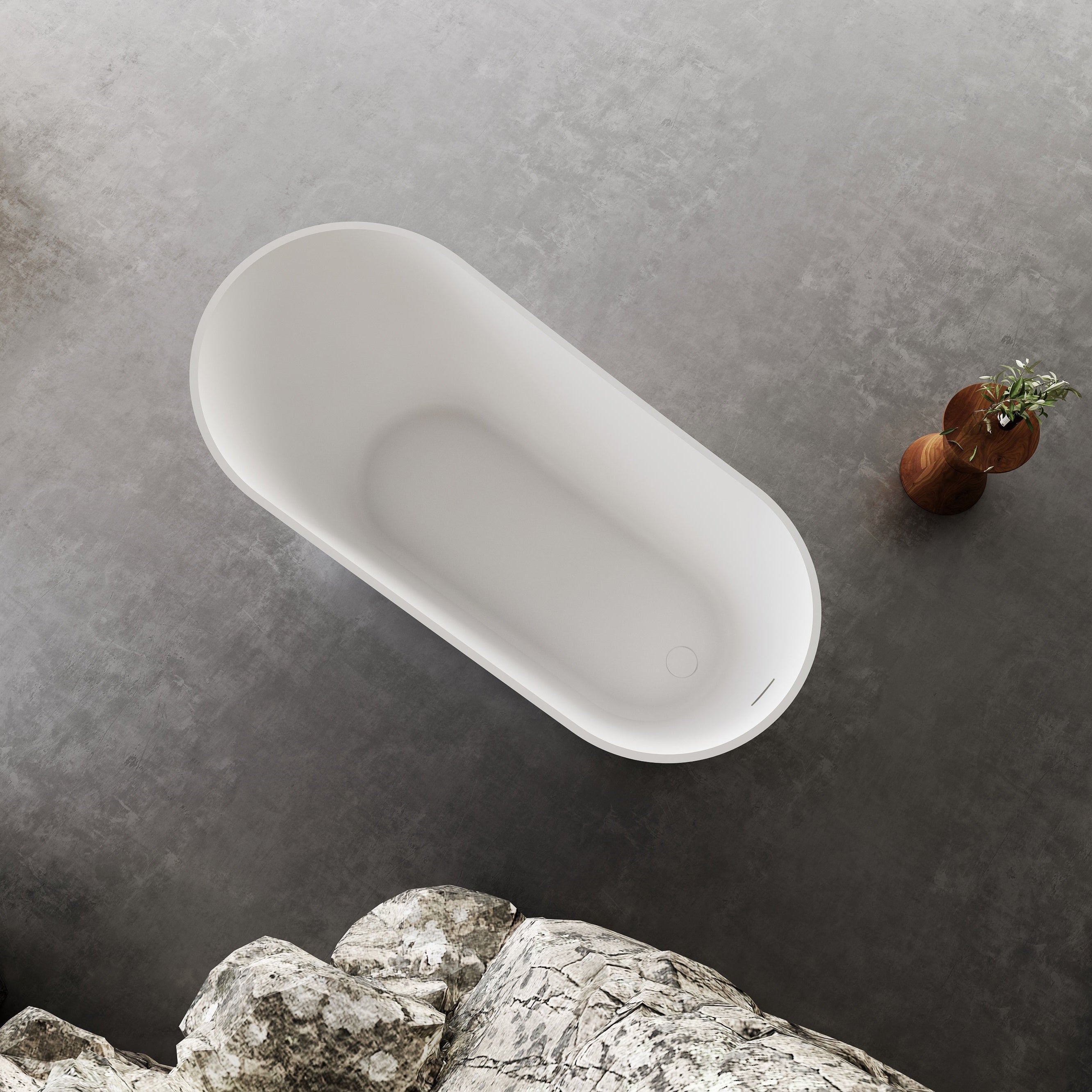 67 Inch MonBlari Acrylic Freestanding Bathtub XA217MW