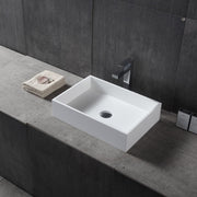 20 Inch MonBlari Solid Surface Vessel Bowl Sink Bathroom Sink