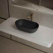 22 Inch MonBlari Solid Surface Vessel Bowl Sink Bathroom Sink