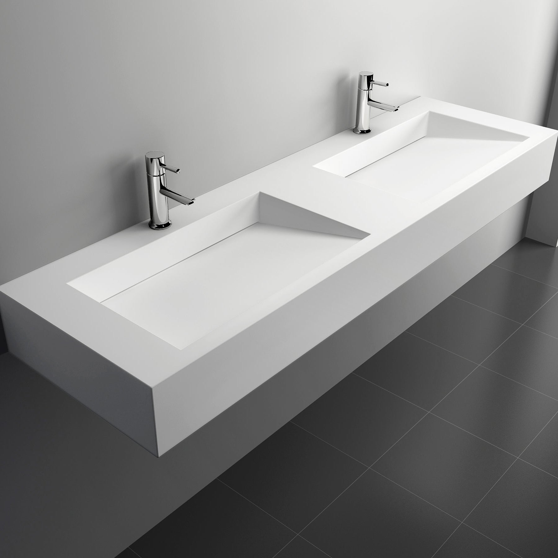 47 Inch MonBlari Solid Surface Vessel Bowl Sink Bathroom Sink-XA-G16