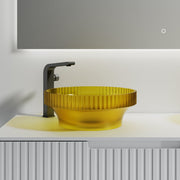 MonBlari Resin Vessel Bowl Sink Bathroom Sink XR-A009T-TY-FrontView
