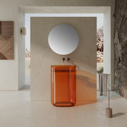 39 Inch MonBlari Resin Vessel Bowl Sink Bathroom Sink-XR-G701T-1-FrontView