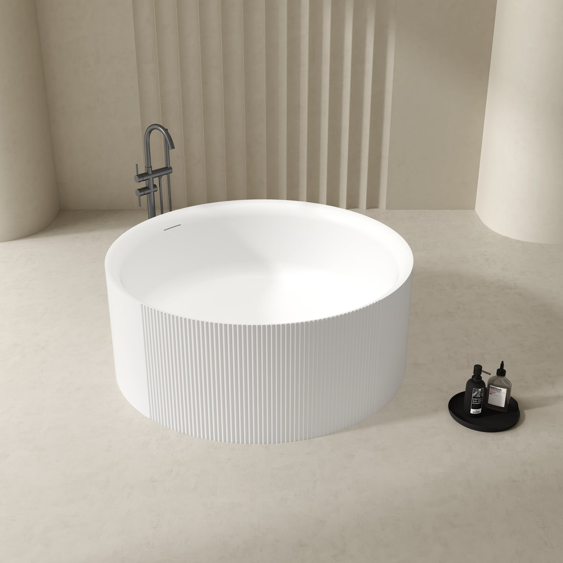 MonBlari Acrylic Freestanding Bathtub XY-3009-GW--FrontTop