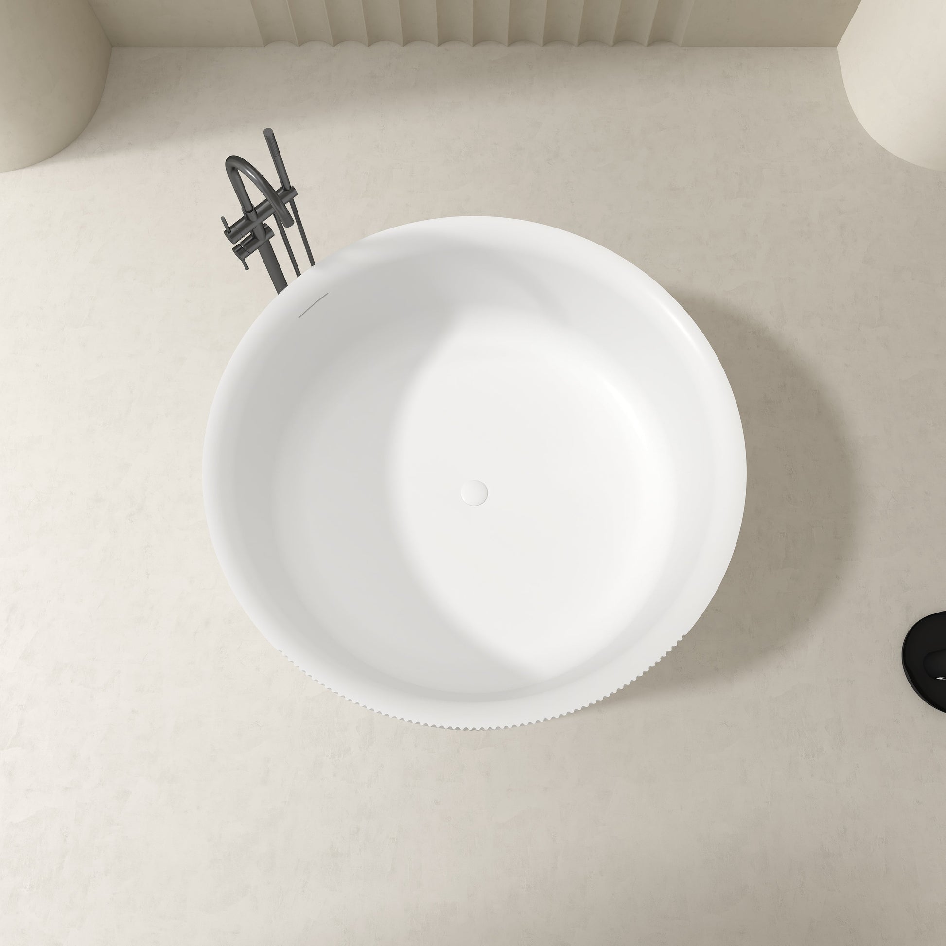 MonBlari Acrylic Freestanding Bathtub XY-3009-GW-TopView