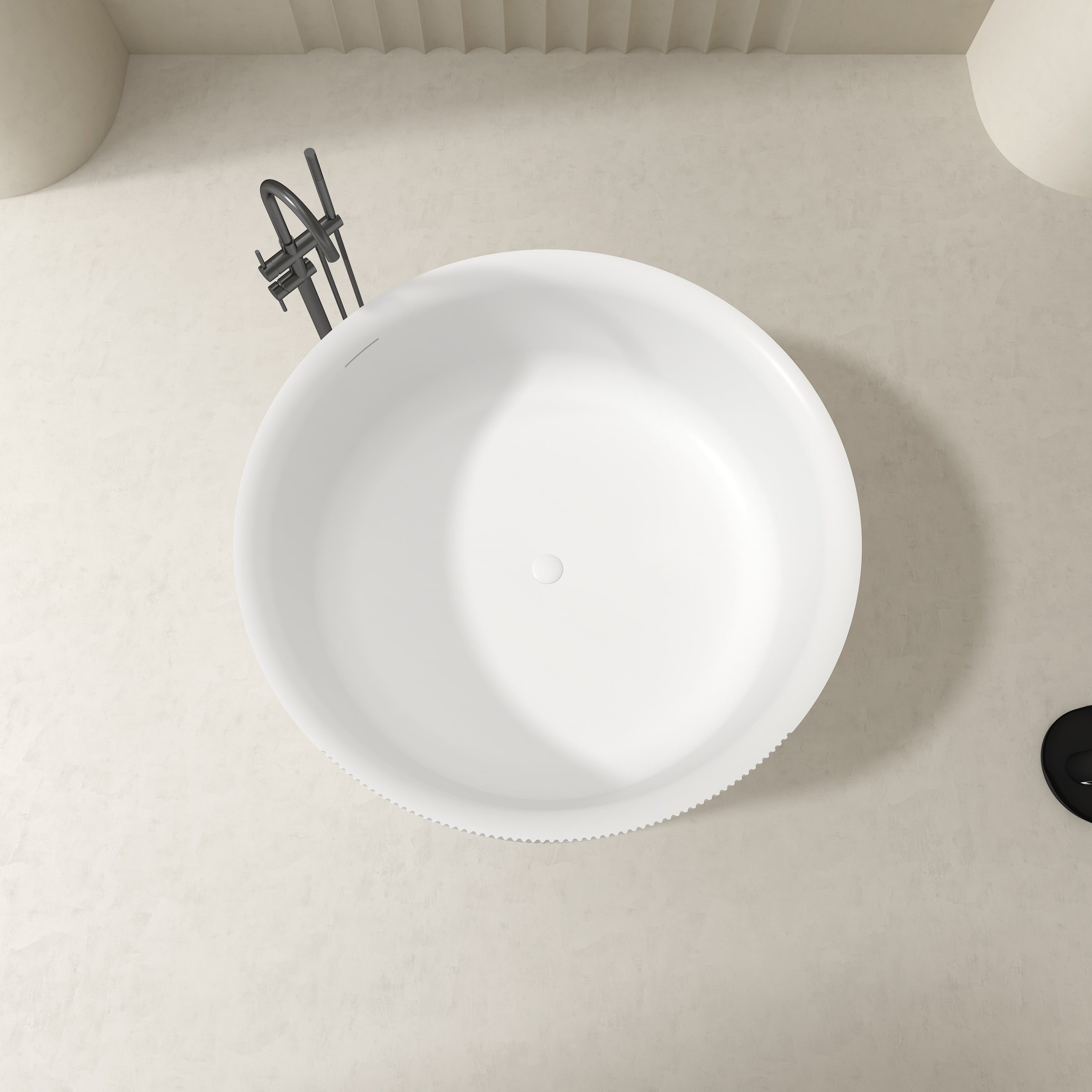 MonBlari Acrylic Freestanding Bathtub XY-3009-GW-TopView