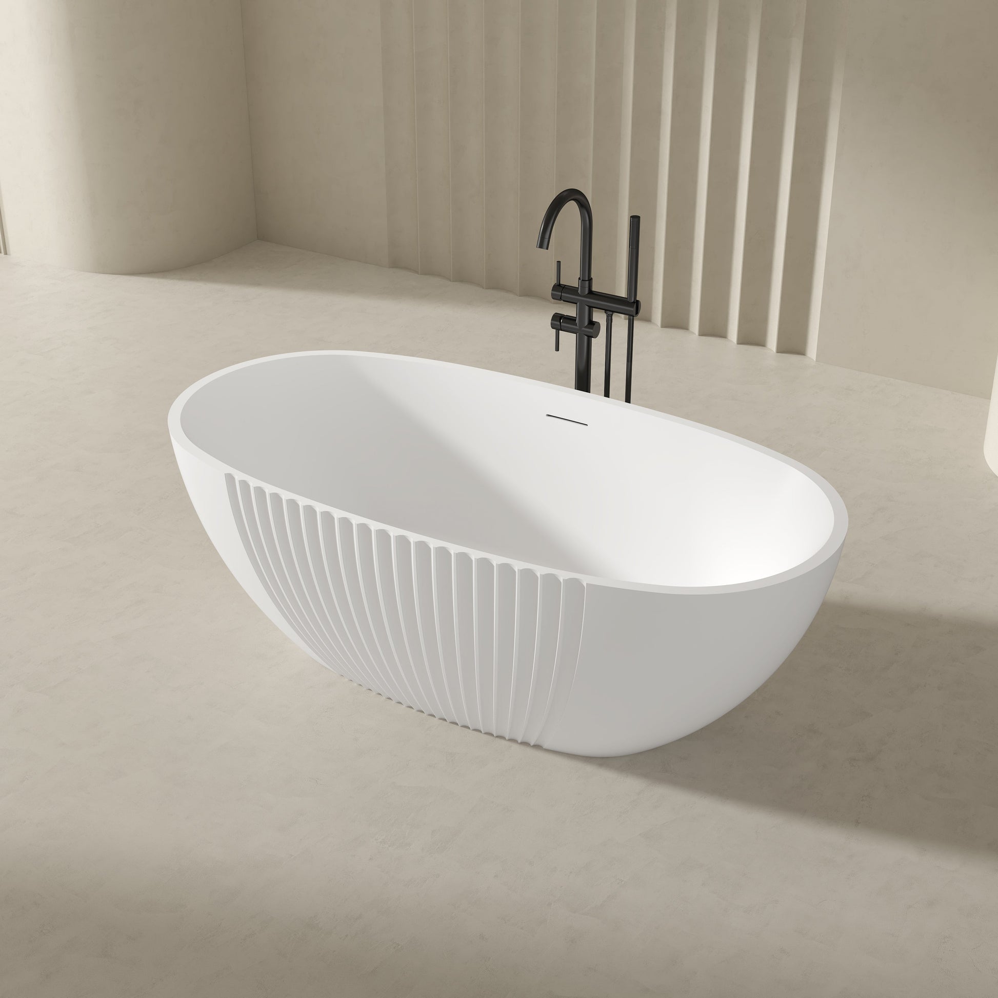 MonBlari Acrylic Freestanding Bathtub XY-5007-GW-SideTop
