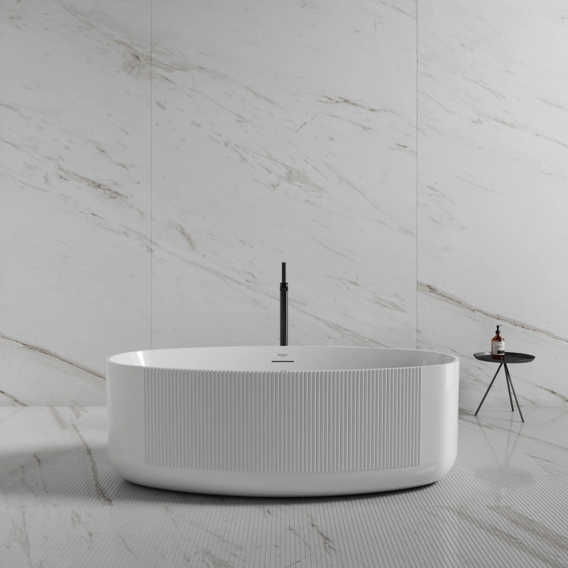 67 Inch MonBlari Acrylic Freestanding Bathtub