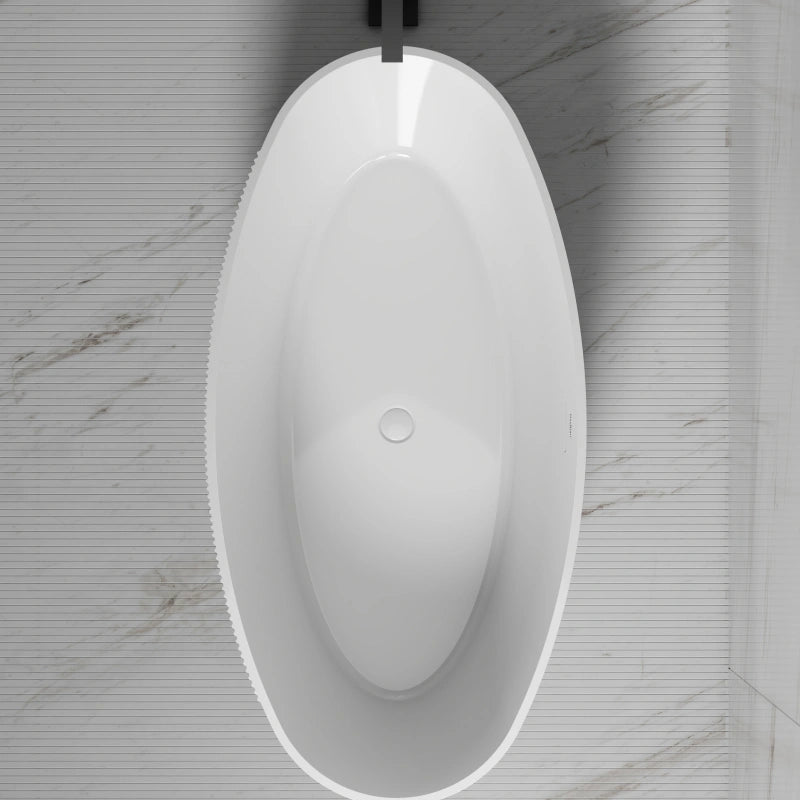 67 Inch MonBlari Acrylic Freestanding Bathtub