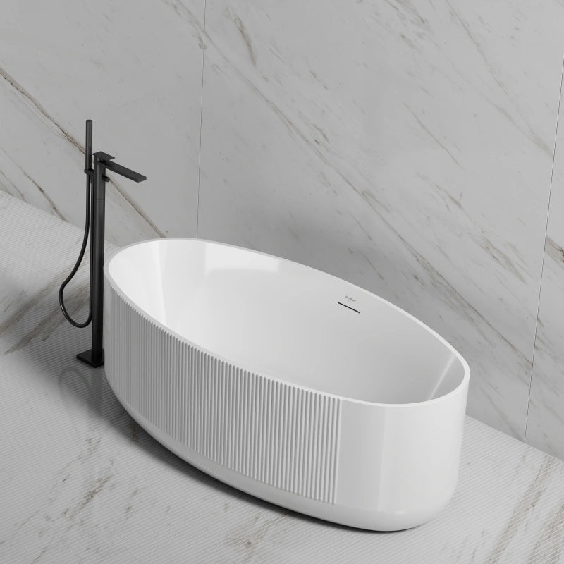 67 Inch MonBlari Acrylic Freestanding Bathtub