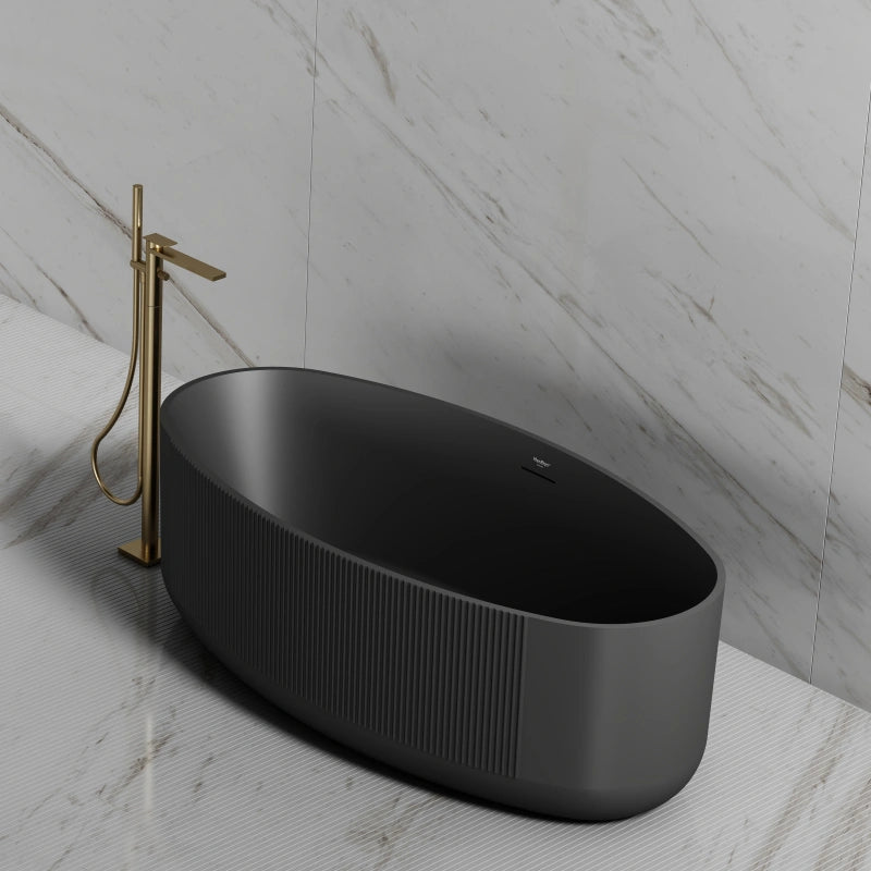 67 Inch MonBlari Acrylic Freestanding Bathtub